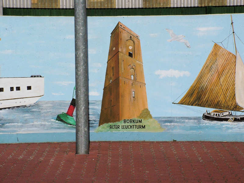 Wilfried Schlegel - Verschiedene Motive an der Hafenmauer (2006)