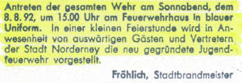 Tag der offenen Tür - 08.08.1992 Tag der offenen Tür - 08.08.1992