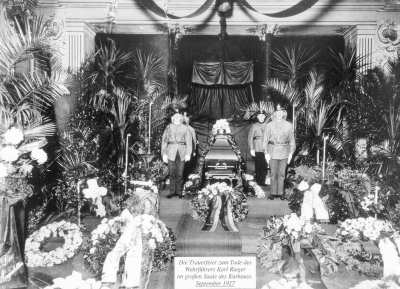 Hauptmann Carl Rieger ist verstorben im Sept. 1927