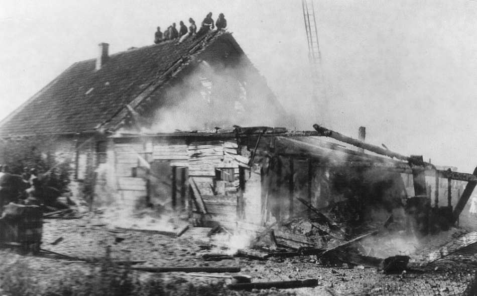 Brand Cafe Booken am 05.09.1928