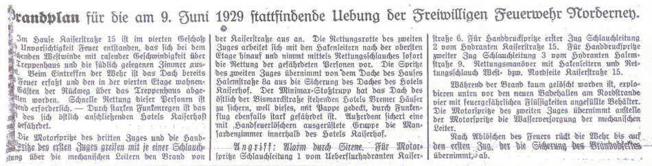 32. Provinzial-Feuerwehrtag auf Norderney