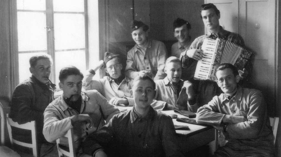 Feuerwehrschule in Loy, am 22.03.1952