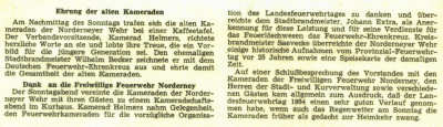 Ehrung der alten Kameraden