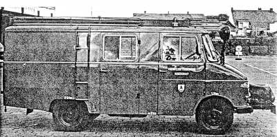 Am 14.09.1963 Übergabe der neuen LF 8 mit TS 8