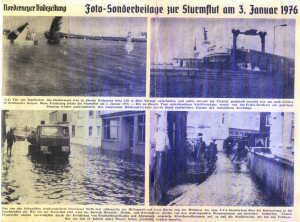 Sturmfluten am 3. und 20. Januar 1976