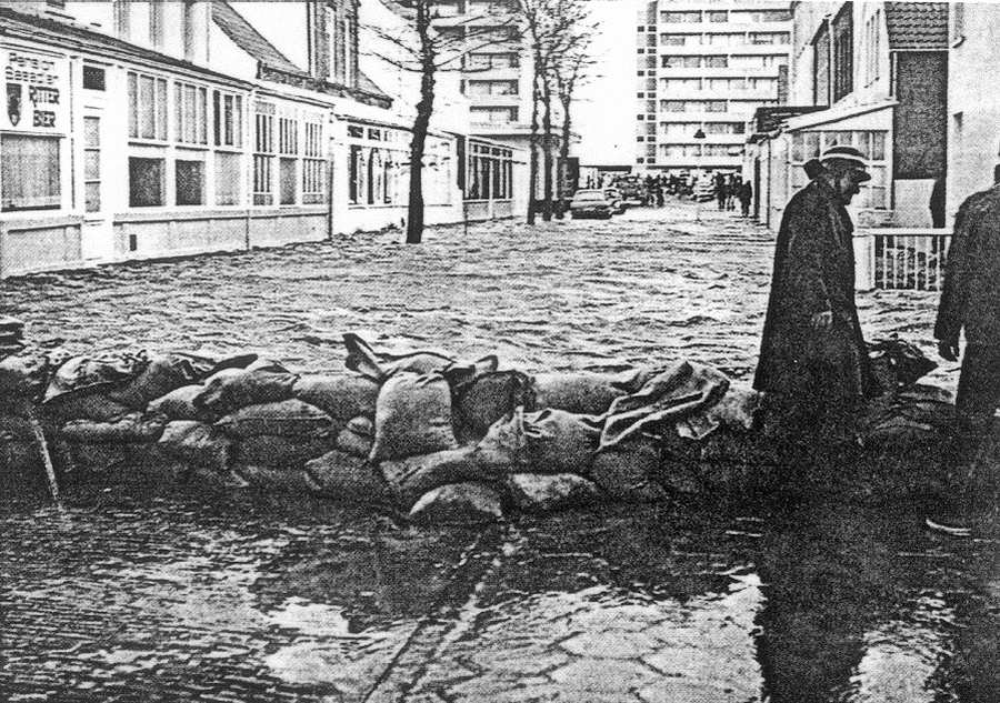 Sturmfluten am 3. und 20. Januar 1976 Sturmfluten am 3. und 20. Januar 1976