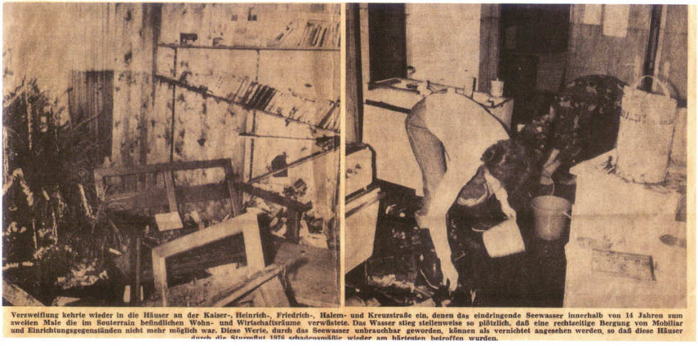 Sturmfluten am 3. und 20. Januar 1976 Sturmfluten am 3. und 20. Januar 1976