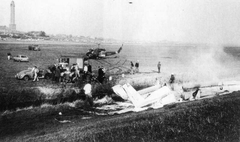 Absturz einer Privatmaschine am Flugplatz: 08.10.1977 Absturz einer Privatmaschine am Flugplatz: 08.10.1977