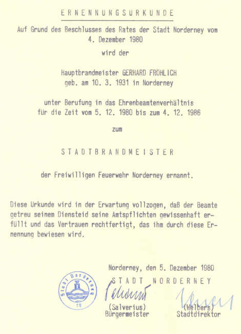 Urkunde