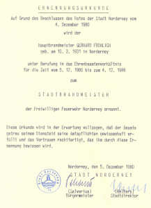 Urkunde