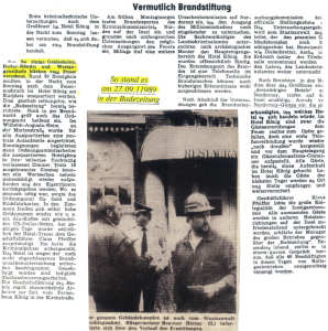 "Hotel König" brennt - 24.09.1989