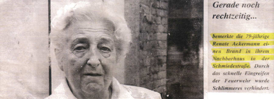 Wohnungsbrand in der Schmiedestraße 8a - 03.10.2002 Wohnungsbrand in der Schmiedestraße 8a - 03.10.2002