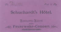 Feuerwehr - Conzert 1889 + 1892