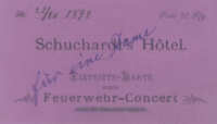 Feuerwehr - Conzert 1889 + 1892