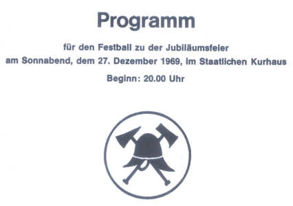 50 Jahre Musikzug Norderney im Dezember 1969