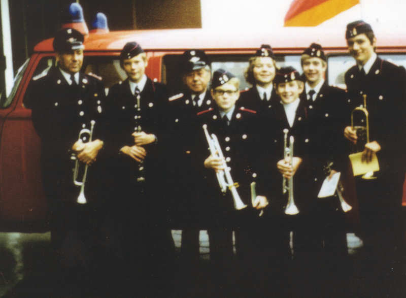 Jugendgruppe des Musikzuges - 1975