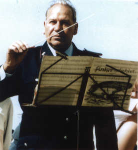 Kurkonzert 1988 mit Mitgliedern der "Bückeburger Jäger"