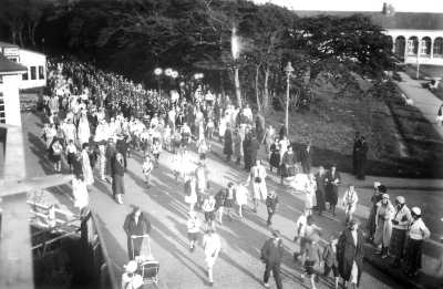 Besuch der Fw. Feuerwehren Borkum, Juist - 29.05.1932