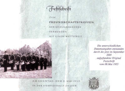 Großer Applaus beim Einmarsch - 09.04.1955