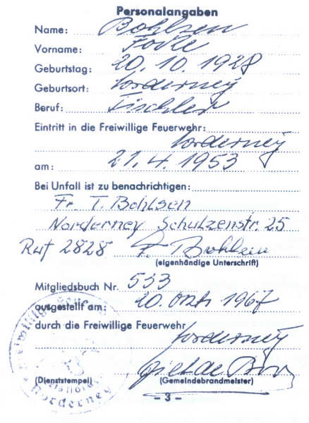 Tambourmajor Fokke Bohlsen Tambourmajor Fokke Bohlsen