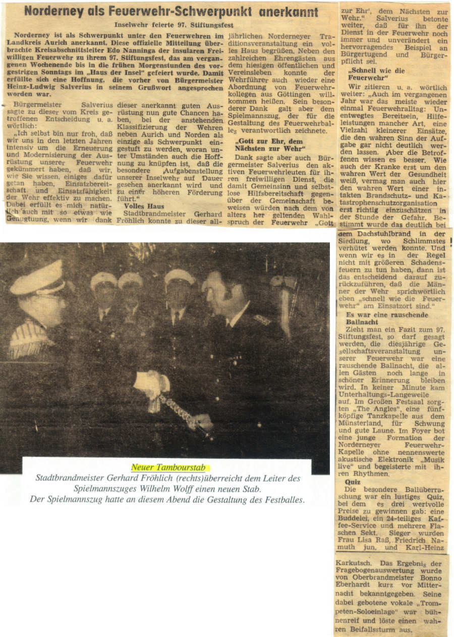 97. Stiftungsfest im "Haus der Insel" - 09.01.1982