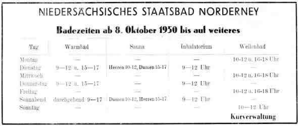 Badezeiten