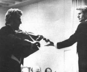 Lukas David als Solist und Andreas v. Lukácsy