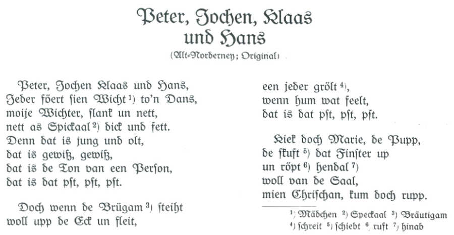 Peter, Jochen Klaas und Hans